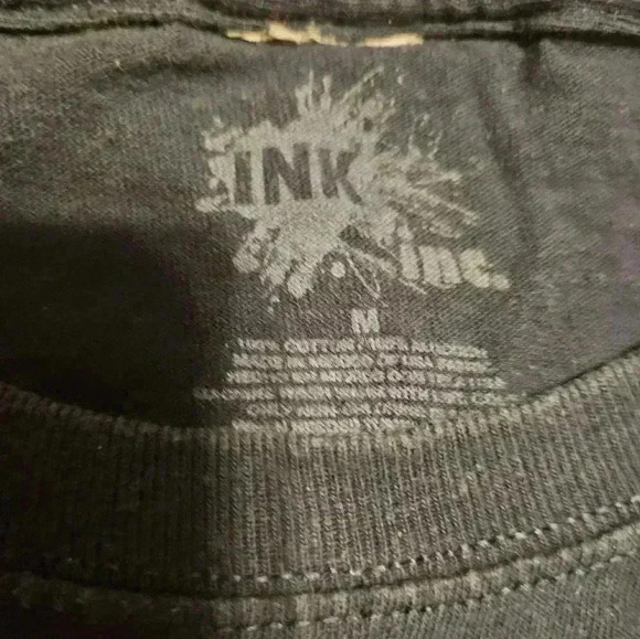 Ink Inc Men's Short Sleeve Navy Blue Funny Graphic T-shirt Size Medium - Picture 3 of 6